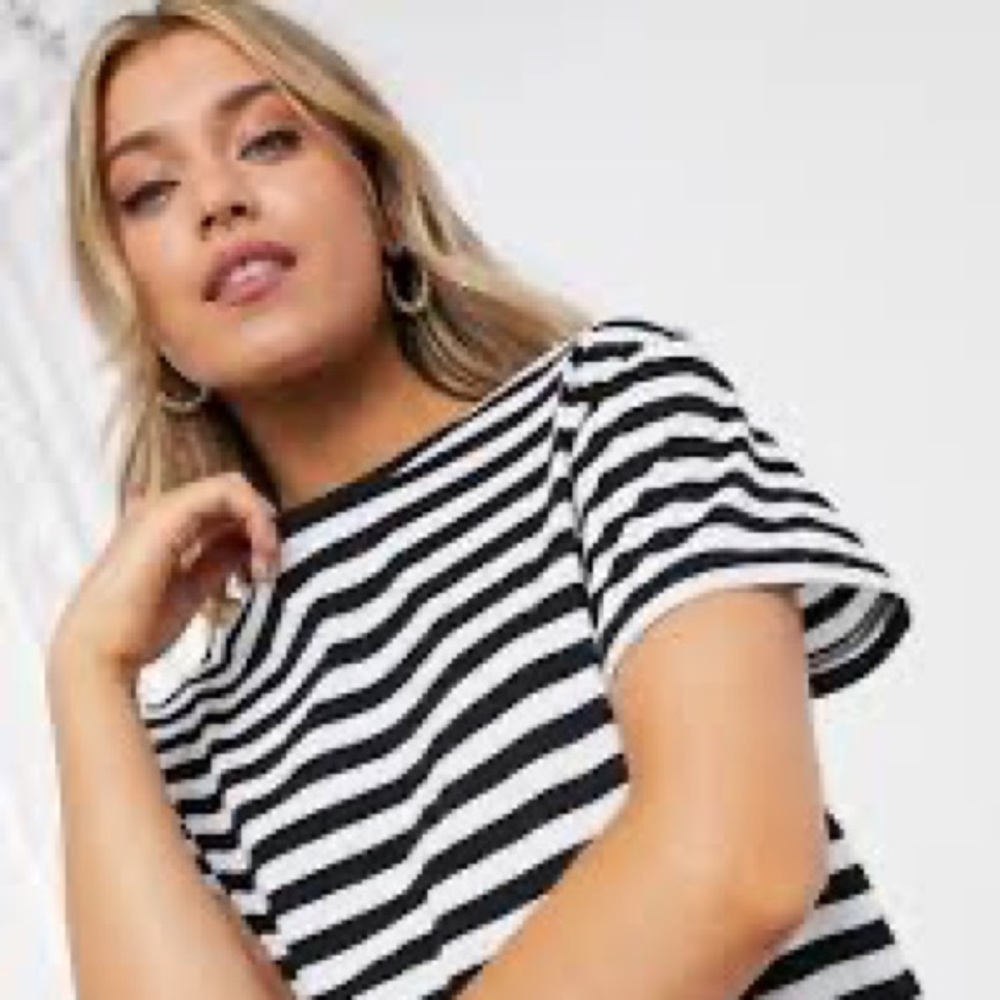 ASOS DESIGN ultimate t-shirt in black and white stripe
